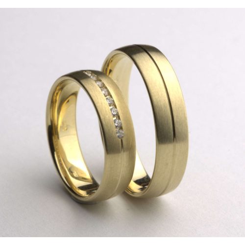 A50543-S London sárga arany karikagyűrű