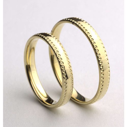 COMS/3AB Rodosz sárga arany karikagyűrű