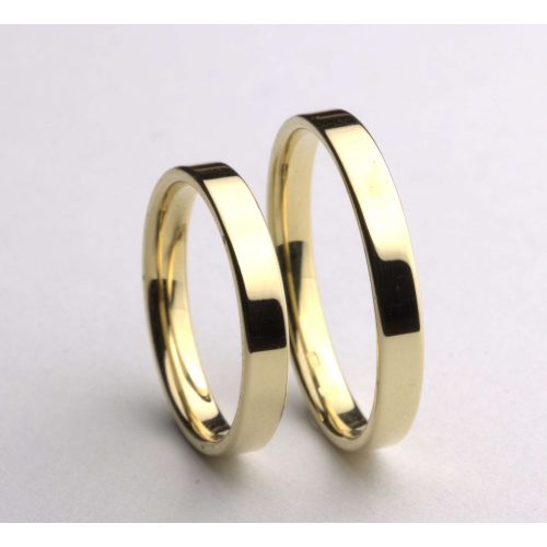 COMS/3E Oxford sárga arany karikagyűrű