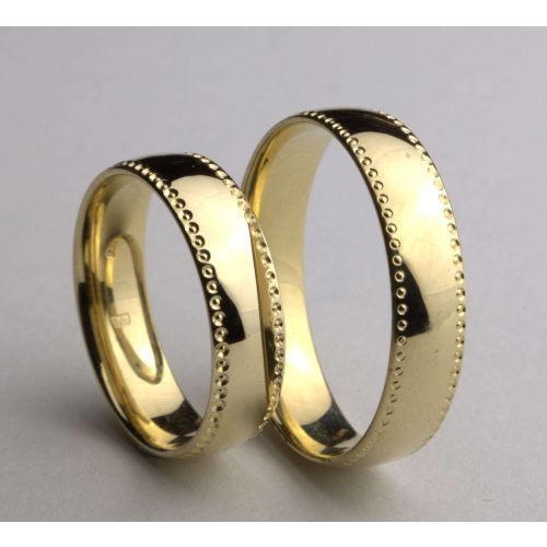 COMS/5AB Róma sárga arany karikagyűrű